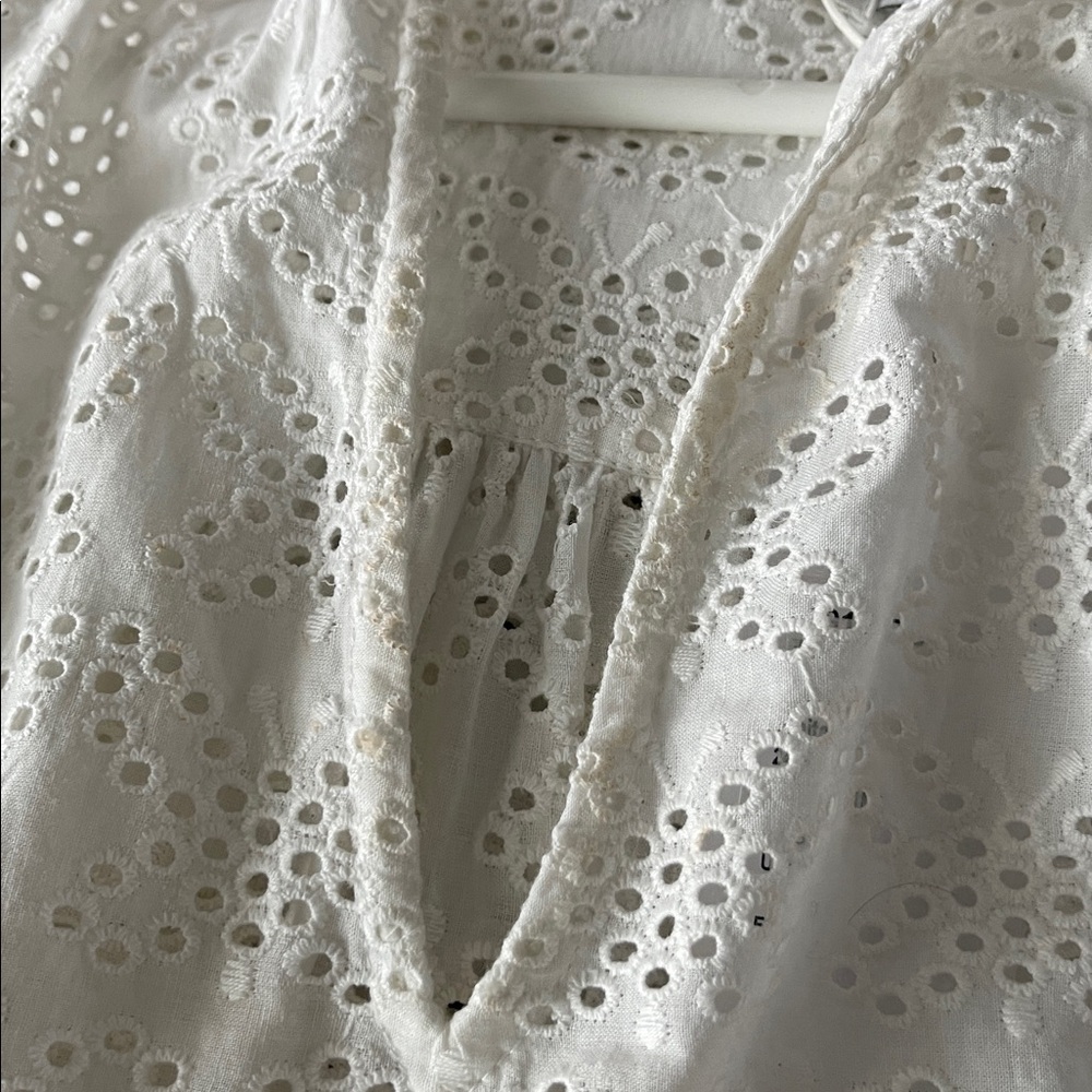 White Eyelet Sleeveless swim cover up by seafolly - Picture 8 of 8